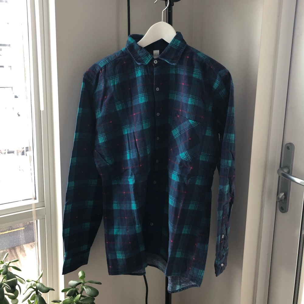 American Apparel Flannel Button-down.